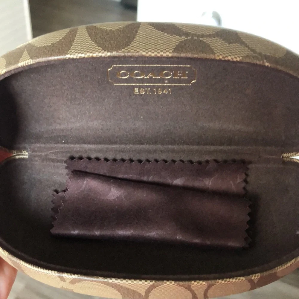 Coach sunglass case